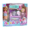 LEAN TOYS mininukke eläinlääkäri, koiran ja kissan hoito, tarvikesetti