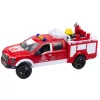 LEAN TOYS paloauto vedellä, valoilla ja äänillä, valkoinen punainen 1:12
