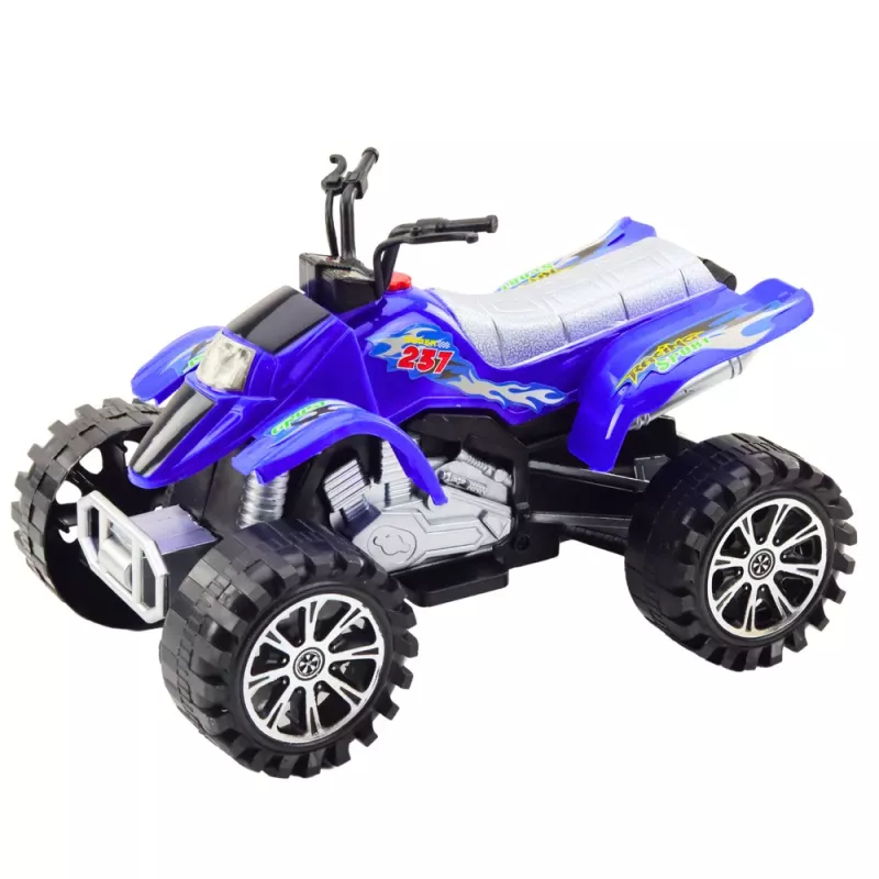 LEAN TOYS quad maastoajo telaketjupyörät sininen