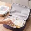 LEAN termoeristetty aamiaislaukku säädettävällä hihnalla lila 27 cm