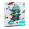LEAN TOYS oppimislelu auto kilparata liukumäki kolme tasoa