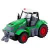 LEAN TOYS Kaukosäädettävä RC-maataloustraktori vihreä 1:24