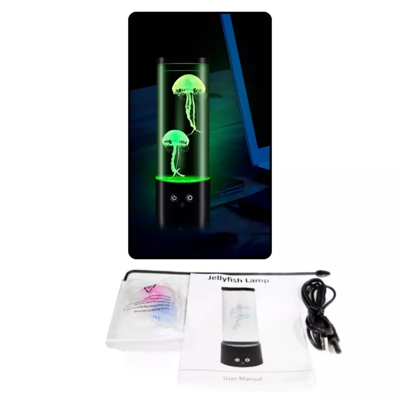 LEAN LED meduusalampuu Koristeellinen paristokäyttöinen USB-kaapeli