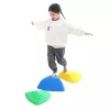 LEAN TOYS sensorinen oppimispolku - värilliset tasapainokivet, 6 kpl