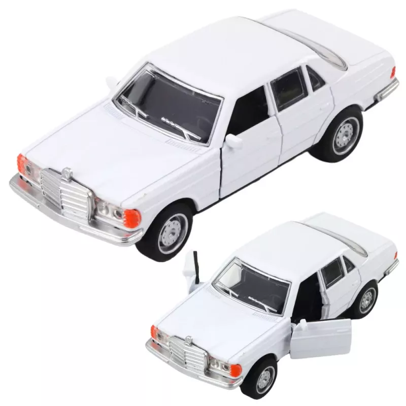 LEAN TOYS Klassikkoauto metalli moottoroitu valot äänet avautuvat ovet mix