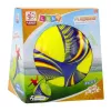 LEAN TOYS Vaahtopallo narussa vetokahvalla keltainen 14 cm