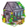 LEAN TOYS mini-kasvihuone puutarhamaja rakennuspalikat 588 osaa