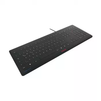 CHERRY STREAM PROTECT KEYBOARD langallinen US-asettelu musta