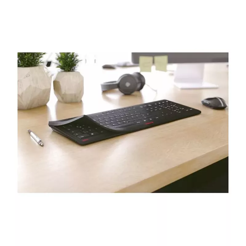 CHERRY STREAM PROTECT KEYBOARD langallinen US-asettelu musta