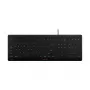 CHERRY STREAM PROTECT KEYBOARD langallinen US-asettelu musta