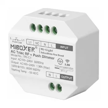 Miboxer Synergy 21 LED AC TRIAC -himmennin RF+Push (TRI-C1)