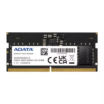 ADATA Premier 8GB DDR5-4800 SO-DIMM ECC muistimoduuli (musta)