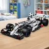 LEAN TOYS rakennuspalikat F1-kilpa-auto valkoinen ja punainen 1235 kpl
