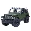 LEAN TOYS rakennuspalikat maastoauto vihreä khaki 2078 osaa