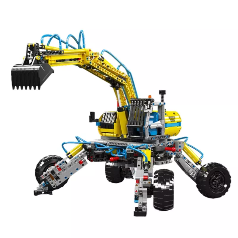 LEAN TOYS rakennuspalikat mobiili telakaivinkone 1392 kpl