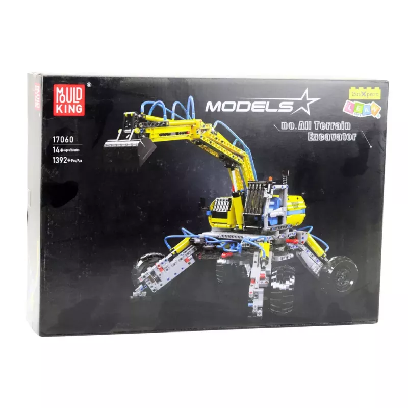 LEAN TOYS rakennuspalikat mobiili telakaivinkone 1392 kpl