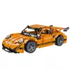LEAN TOYS GT-kilpa-auto rakennuspalikat oranssi 1:14 1268 kpl