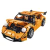 LEAN TOYS GT-kilpa-auto rakennuspalikat oranssi 1:14 1268 kpl