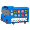LEAN TOYS sähköinen piano oppimislelu pienille lapsille sininen bussi