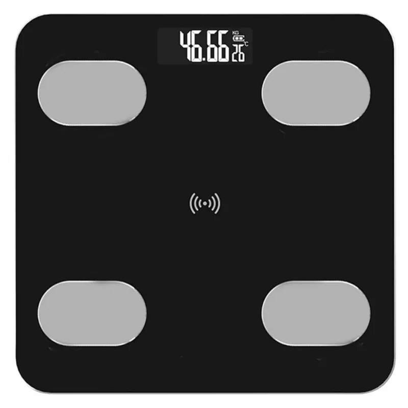 LEAN elektroninen henkilövaaka älykkäällä Bluetooth-toiminnolla BMI BMR -sovellus