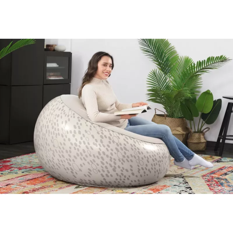 Bestway täytettävä tuoli harmaa 75052