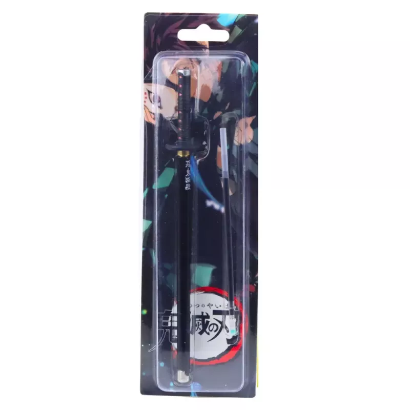 LEAN Katana miekka anime-kuulakärkikynä metalli musta muste täytettävä musta