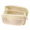 LEAN penaali koulusarja, laajennettava, tilava, kerma, beige, 20x10 cm