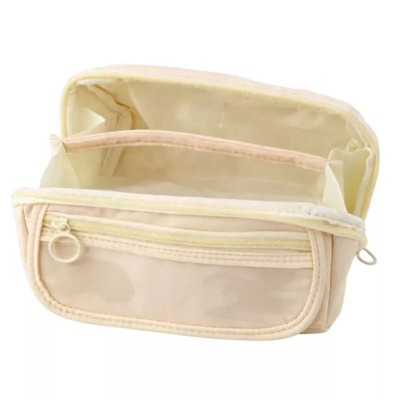 LEAN penaali koulusarja, laajennettava, tilava, kerma, beige, 20x10 cm
