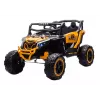 LEAN CARS M2 keltainen paristokäyttöinen ajoneuvo 4x4