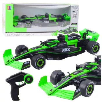 Double E Sauber F1 C44 musta ja vihreä 1:16 kauko-ohjattava kilpa-auto