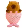 LEAN TOYS Pehmolelu Kapybara Merenneito Pinkki 28 cm