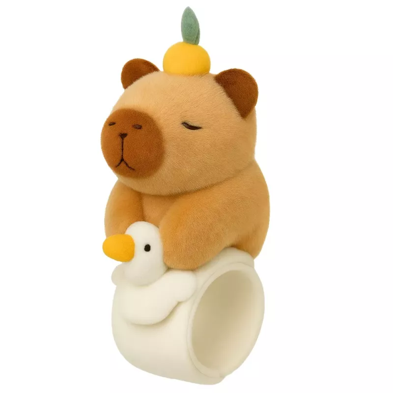 LEAN TOYS Pehmeä Itsekiinnittyvä Rannekoru Hanhi ja Kapybara