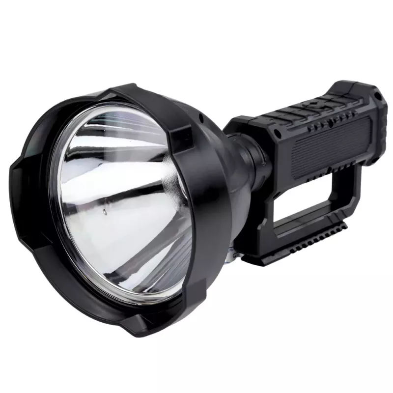 LEAN Suuri Taskulamppuvalaisin Jalustalla LED-hakulamppu W5120 Powerbank 31 cm