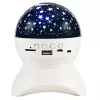 LEAN Yövalo Star Projector 3-in-1 Bluetooth LED Kaiutin Valkoinen