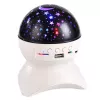LEAN Yövalo Star Projector 3-in-1 Bluetooth LED Kaiutin Valkoinen