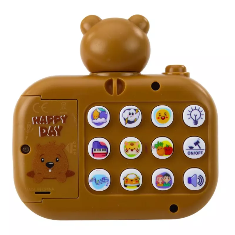LEAN TOYS Kapybara Interaktiivinen Kamera Valoprojektori Äänet Kaulanauha