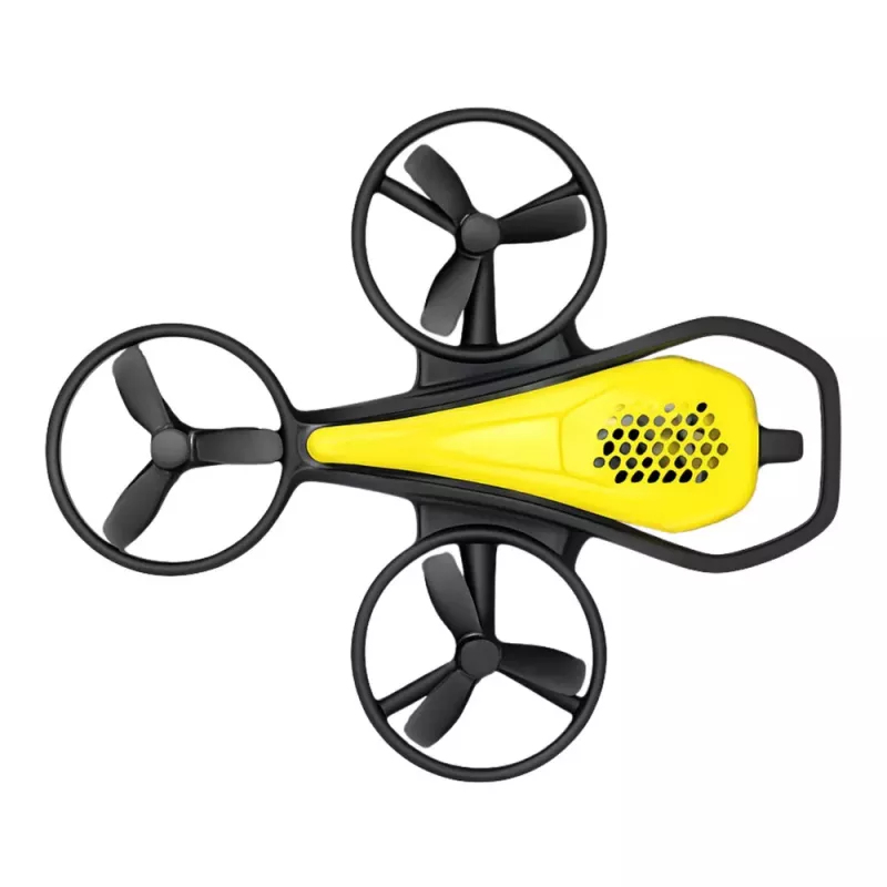 LEAN TOYS Mini RC Drooni Syma X36 Neljä-akselinen Akrobatia Keltainen
