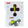 LEAN TOYS Mini RC Drooni Syma X36 Neljä-akselinen Akrobatia Keltainen