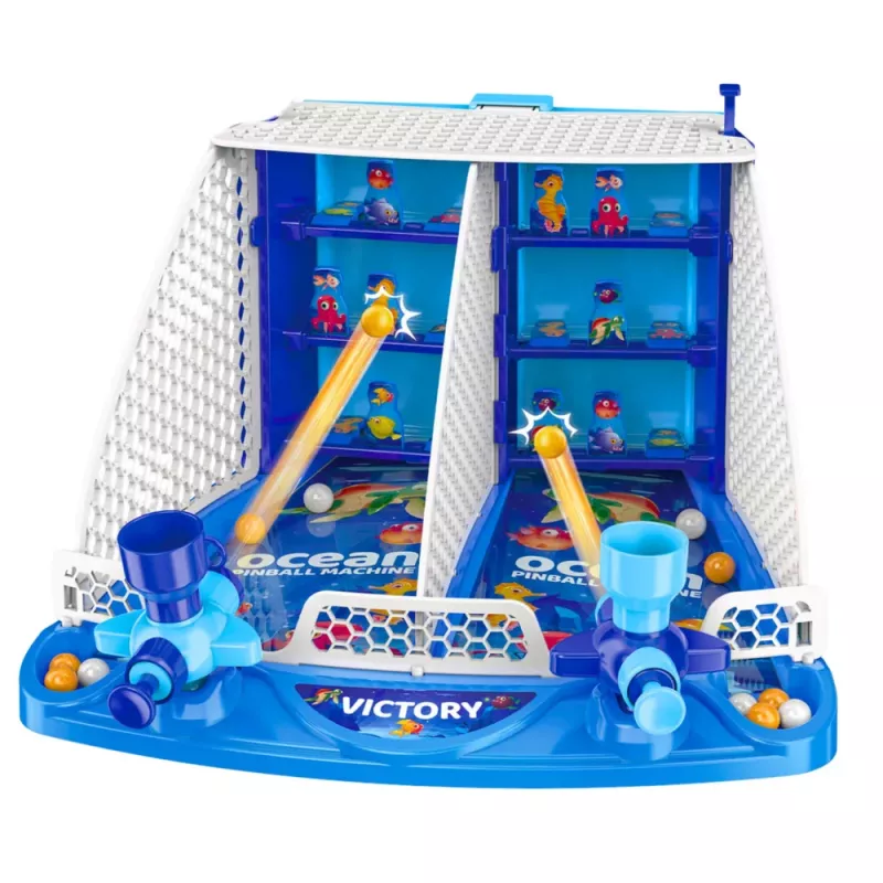 LEAN TOYS Pinball Ocean Fish Shooting arcadepeli