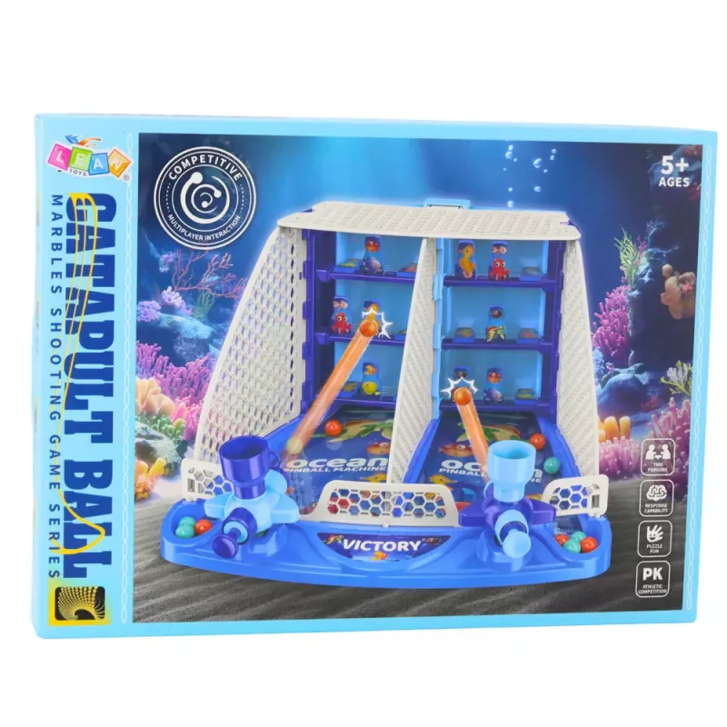 LEAN TOYS Pinball Ocean Fish Shooting arcadepeli