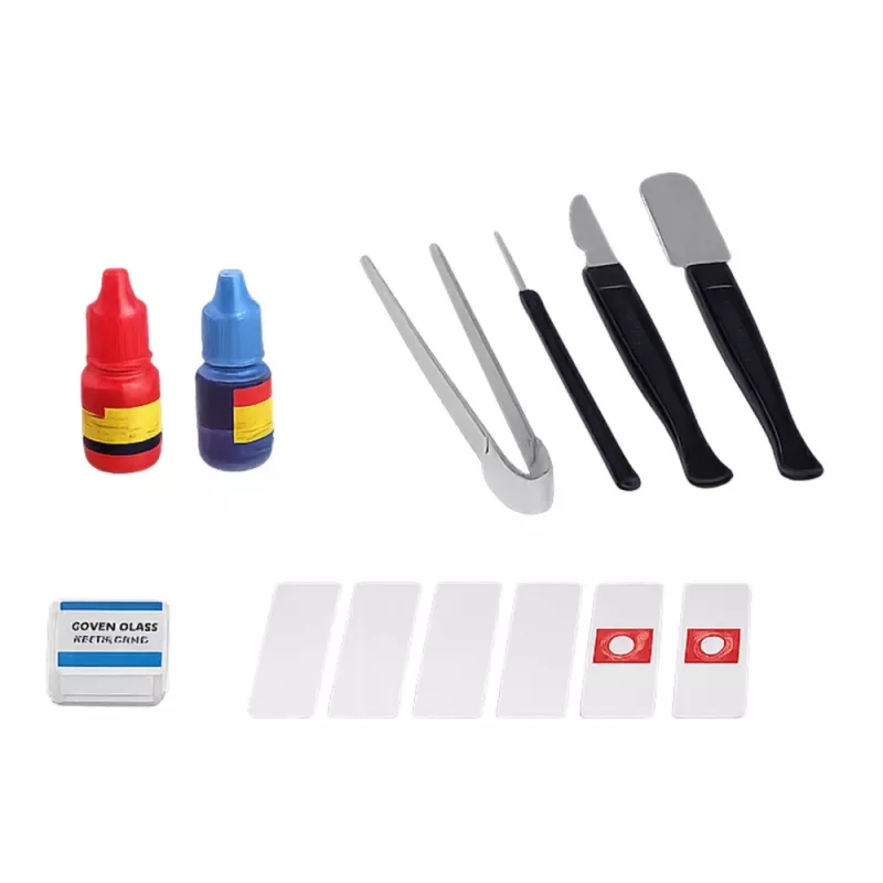 LEAN TOYS Lasten opetusmikroskooppi tarvikkeet suurennus 300x - 1200x
