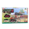 LEAN TOYS sähköjuna Classic Train valoilla, äänillä, savuefektillä, 24 osaa