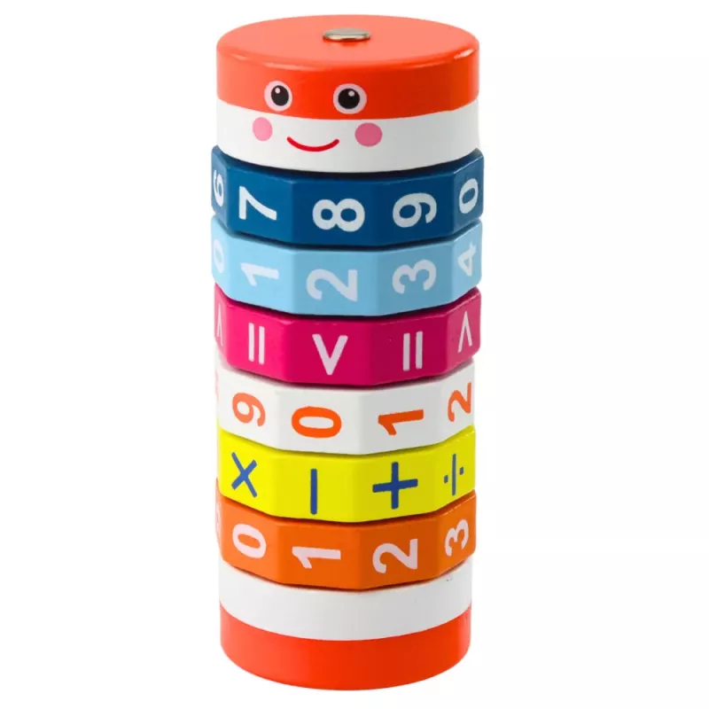 LEAN TOYS oppimis-matematiikkarulla lapsille Nuka laskentapalapeli - sininen