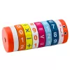 LEAN TOYS oppimis-matematiikkarulla lapsille Nuka laskentapalapeli - sininen