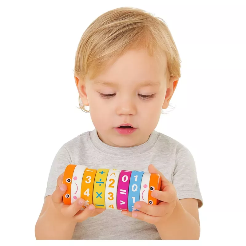 LEAN TOYS oppimis-matematiikkarulla lapsille Nuka laskentapalapeli - sininen