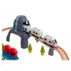 LEAN TOYS Dinosaurusten puisto sähköjuna valoilla ja äänillä 76 cm