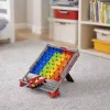 LEAN TOYS Sateenkaari lautapalikat pallorata liuku pallonkiinnityspeli 477 kpl