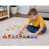 LEAN TOYS Oppimispalapeli taaperoille aakkosjuna eläimillä 40 osaa
