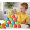 LEAN TOYS Opetuspeli taitopeli Fast Cups 3in1 pallot kupit 38 kpl