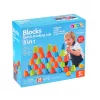 LEAN TOYS Opetuspeli taitopeli Fast Cups 3in1 pallot kupit 38 kpl